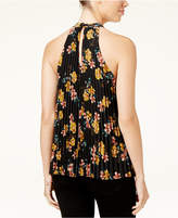 Thumbnail for your product : Lily Black Juniors' Printed Pleated Mock-Neck Top, Created for Macy's