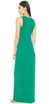 Thumbnail for your product : Halston V Neck Drape Gown