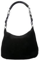 Thumbnail for your product : Prada Scamosciato Zip Hobo Black Scamosciato Zip Hobo