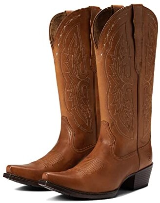 Ariat Heritage X Toe Elastic Wide Calf Western Boot - ShopStyle