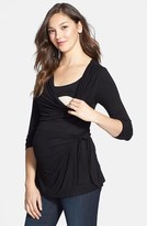 Thumbnail for your product : Japanese Weekend Cowl Neck Maternity/Nursing Tunic
