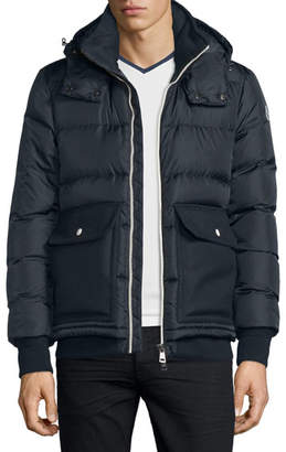 Moncler Rabelais Quilted Down Jacket, Navy