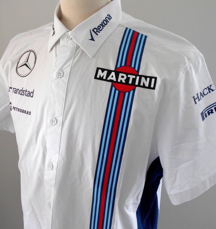 Men's F1 Williams Martini Racing Team Crew Shirt by Hackett - ShopStyle