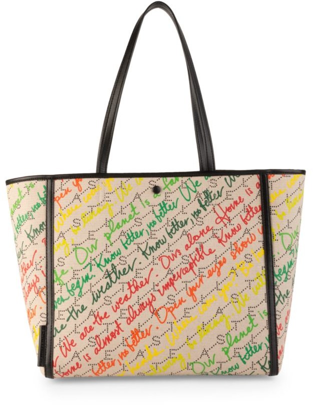 monogram canvas tote