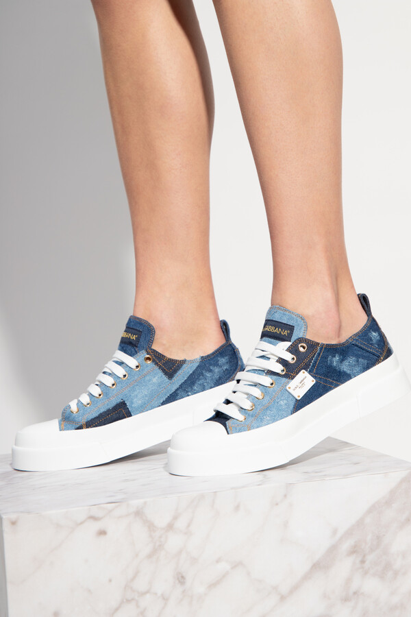 dolce and gabbana light blue shoes