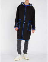 Thumbnail for your product : Givenchy Contrast-piped wool coat