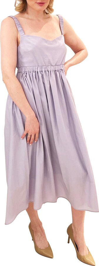 Emilia George Isabella Smocked Maternity Maxi Dress