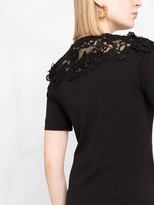 Thumbnail for your product : Ermanno Scervino floral lace short sleeve T-shirt
