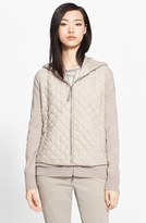 Thumbnail for your product : Fabiana Filippi Hooded Quilted Front Vest