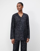 Plus-Size Idra Blouse In Shimmering S 