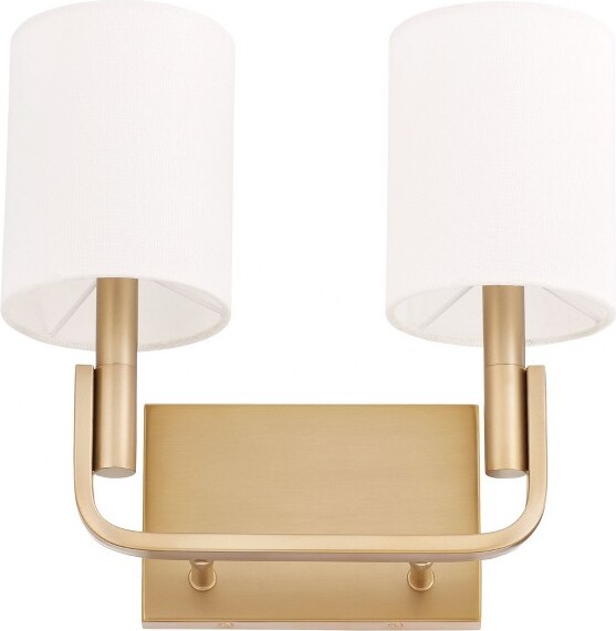 Quorum Lighting QuorumLightingTempo2-LightSconceinAgedBrass