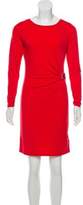 Thumbnail for your product : MICHAEL Michael Kors Long Sleeve Knee-Length Dress Red Long Sleeve Knee-Length Dress