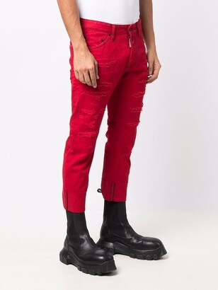 DSQUARED2 Cropped Tapered Jeans