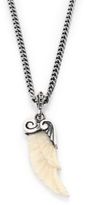 Thumbnail for your product : King Baby Studio Ivory Wing Pendant Necklace