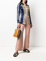 Thumbnail for your product : Marni Panelled Floral-Detail Track Jacket