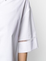 Thumbnail for your product : Piazza Sempione Embroidered Short-Sleeved Shirt
