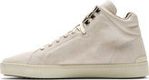 Thumbnail for your product : Rag and Bone 3856 Rag & Bone Dove Grey Suede Kent High-Top Sneakers