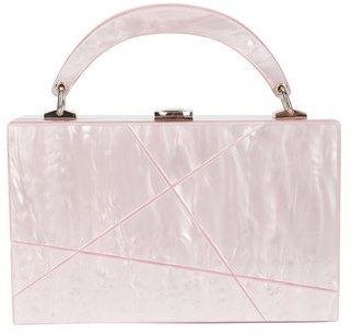 olga berg navy clutch