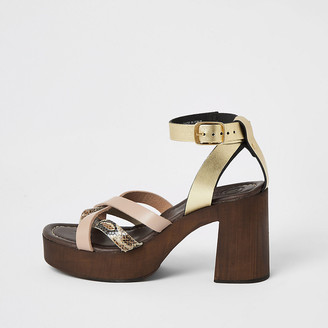 river island platform trainers