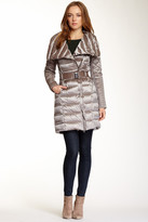 Thumbnail for your product : BCBGMAXAZRIA Asymmetrical Collar Packable Puffer Jacket