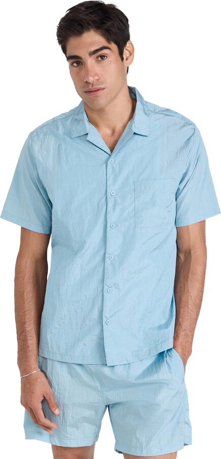 Onia Crinkle Nylon Camp Shirt
