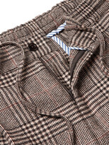 Thumbnail for your product : Rubinacci Tapered Prince Of Wales Checked Virgin Wool-Blend Suit Trousers