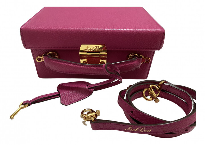 Mark Cross Pink Leather Handbags