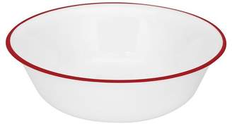Corelle Livingware Bandhani Vitrelle Bowl (18oz) White/Red