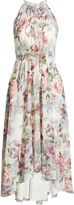 Thumbnail for your product : Eliza J Floral Halter Neck High-Low Cocktail Dress