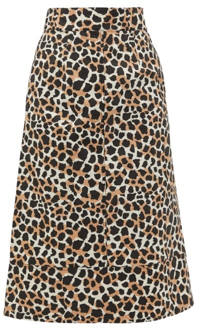 womens leopard skirt