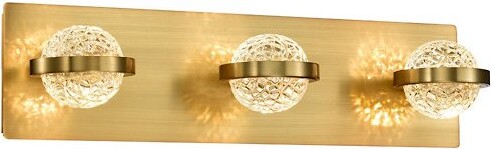 Eurofase Ryder LED Vanity Light in Silver Size: 3 light