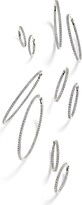 Thumbnail for your product : Memoire 18K White Gold & Diamond Infinity Hoop Earrings, 1.5 tdcw