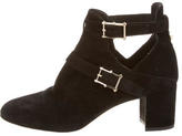 Thumbnail for your product : Valentino Suede Cutout Boots
