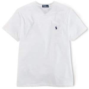 Ralph Lauren Childrenswear V-Neck Cotton T-Shirt