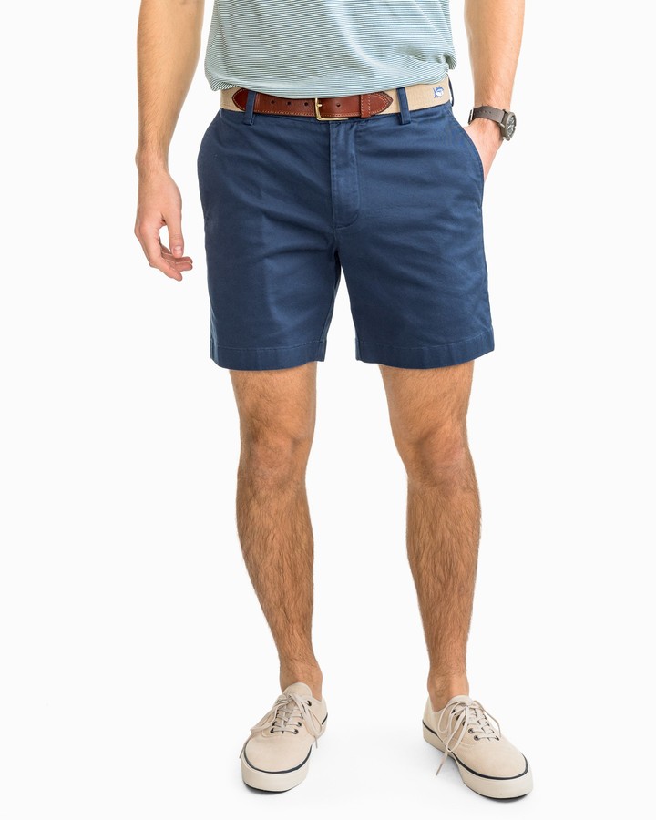 mens denim shorts 7 inch inseam