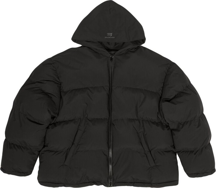 Balenciaga Hooded Puffer Jacket - ShopStyle