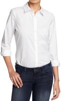Thumbnail for your product : Old Navy Women's Poplin-Stretch Dress Shirts