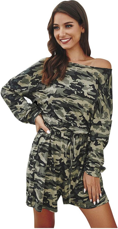 Camouflage Jumpsuit | ShopStyle UK