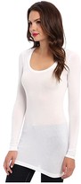 Thumbnail for your product : Splendid Stretch Sheer Layers Tunic (White) Women's Blouse