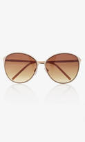 Thumbnail for your product : Cat Eye Metal Frame Sunglasses