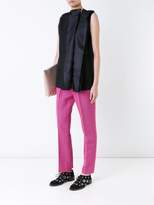 Thumbnail for your product : Yang Li pleated tapered trousers