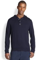 Thumbnail for your product : Vince Hooded Henley Sweater