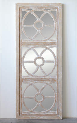 3r Studio Rectangle Wood & Glass Wall Mirror