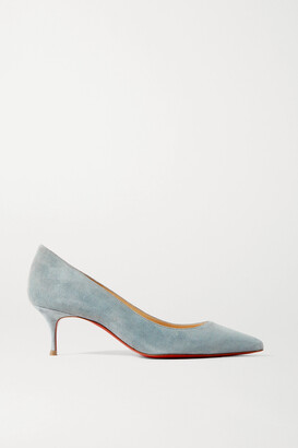 light grey kitten heels