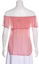 Thumbnail for your product : Reformation Ruffled Off-the-Shoulder Top