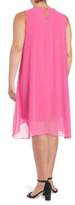 Thumbnail for your product : Vince Camuto Plus Chiffon-Overlay Dress