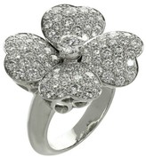 Thumbnail for your product : Van Cleef & Arpels Cosmos Model White Gold Diamond Ring Size 7.25
