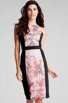 Thumbnail for your product : Little Mistress Oriental Floral Wiggle Dress