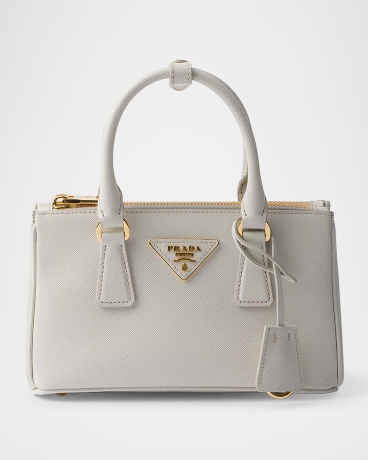 Prada Galleria Saffiano Leather Mini Top-Handle Bag