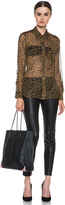 Thumbnail for your product : Equipment Brett Distressed Hyde Silk Blouse in Rubber